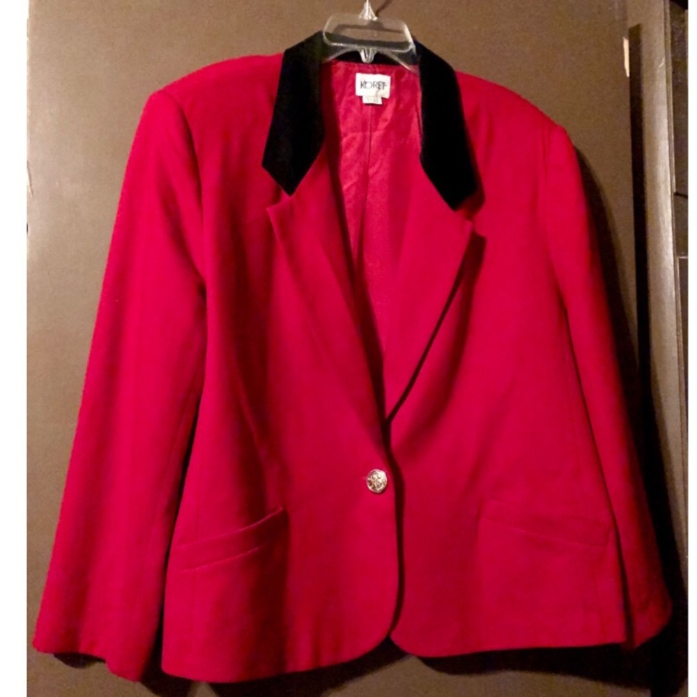 Women’s Wool Red Jacket